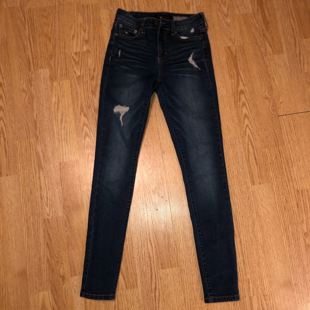 high waisted jeggings